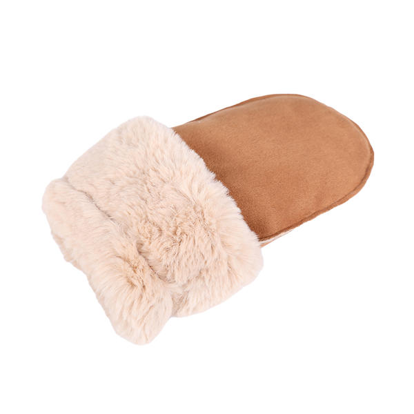 Suede fashion & warm cut&sewn women's knit gloves AW2025-64