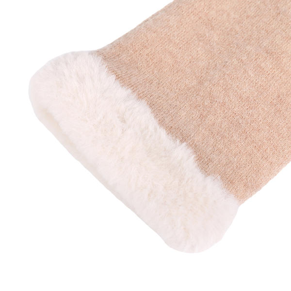 Wool/nylon cut&sewn women's knit gloves AW2025-53
