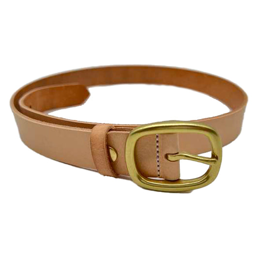 Kulanyane Women's Genuine Cowhide Leather Luxury Gold Belt