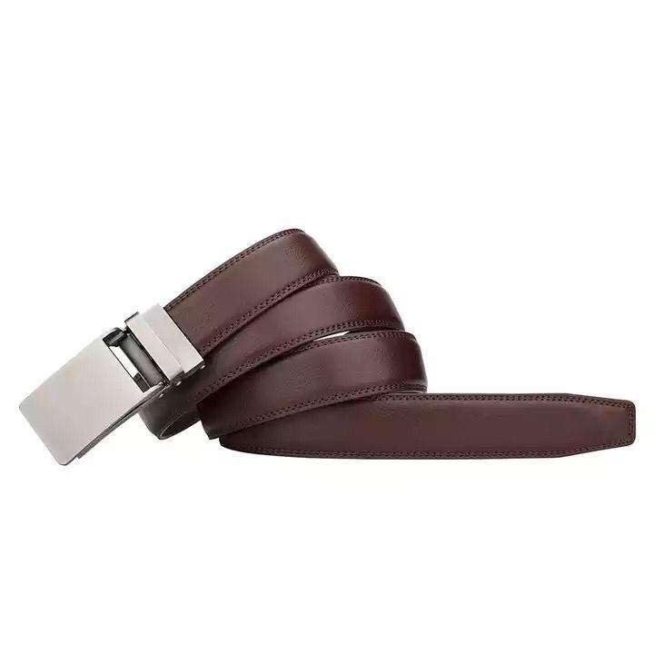 Kulanyane Men's Automatic Buckle Genuine Leather Belt