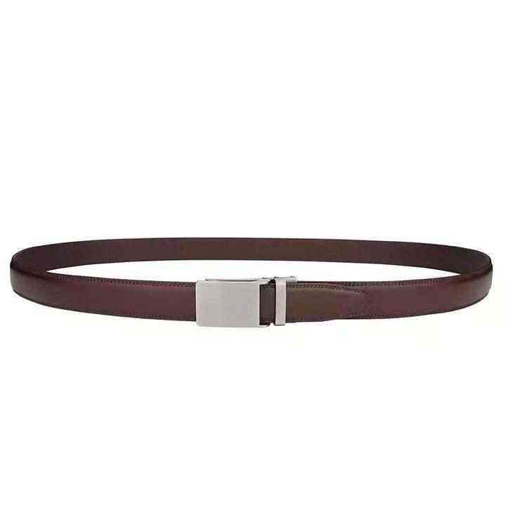 Kulanyane Men's Automatic Buckle Genuine Leather Belt