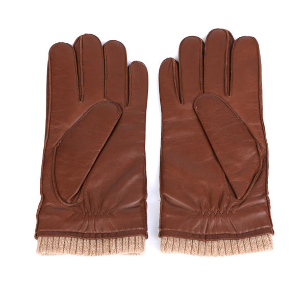 Sustainable material mens leather gloves sheep or goat AW2025-M6