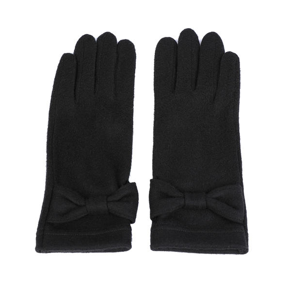Black or colorful color cut&sewn fashion women's knit gloves AW2025-63